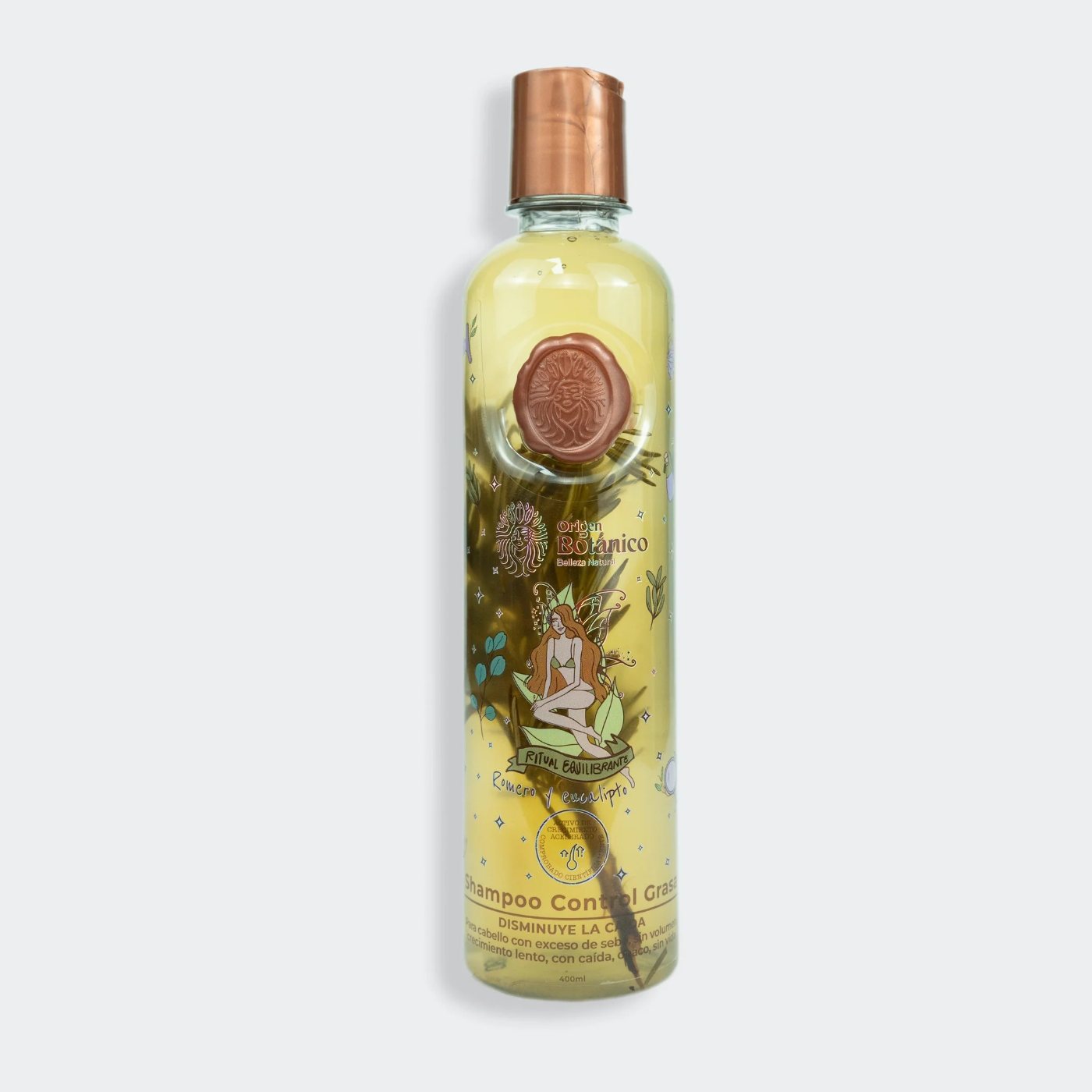 SHAMPOO CONTROL GRASA ROMERO Y EUCALIPTO RITUAL BOTANICO