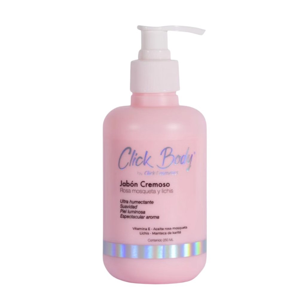 JABÓN CREMOSO DE ROSA Y LICHIS CLICK HAIR