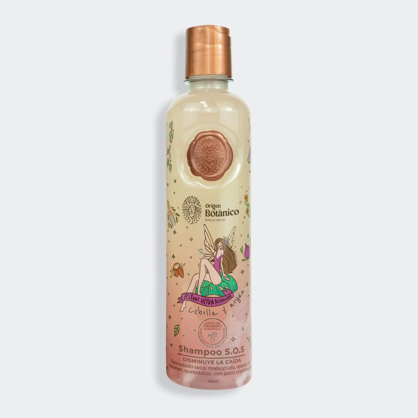 SHAMPOO S.O.S. CEBOLLA Y ARGAN RITUAL BOTANICO